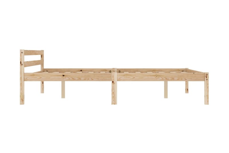 Sängram massiv furu 120x200 cm - Brun - Möbler - Säng - Sängram & sängstomme