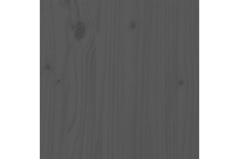 Sängram massiv furu 135x190 cm grå 4FT6 - Grå - Sängram & sängstomme