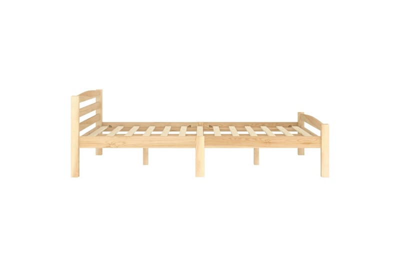 Sängram massiv furu 140x200 cm - Brun - Möbler - Säng - Sängram & sängstomme