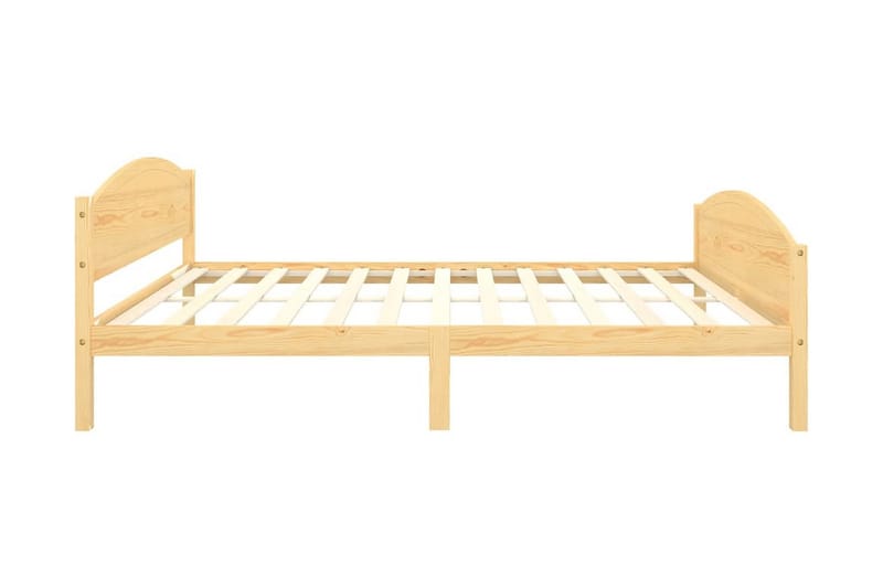 Sängram massiv furu 140x200 cm - Brun - Möbler - Säng - Sängram & sängstomme