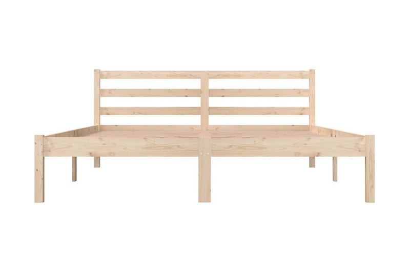 Sängram massiv furu 150x200 cm 5FT - Brun - Möbler - Säng - Sängram & sängstomme