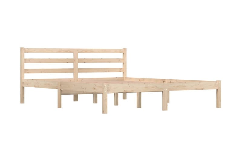 Sängram massiv furu 150x200 cm 5FT - Brun - Möbler - Säng - Sängram & sängstomme