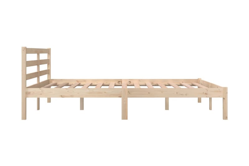 Sängram massiv furu 150x200 cm 5FT - Brun - Möbler - Säng - Sängram & sängstomme