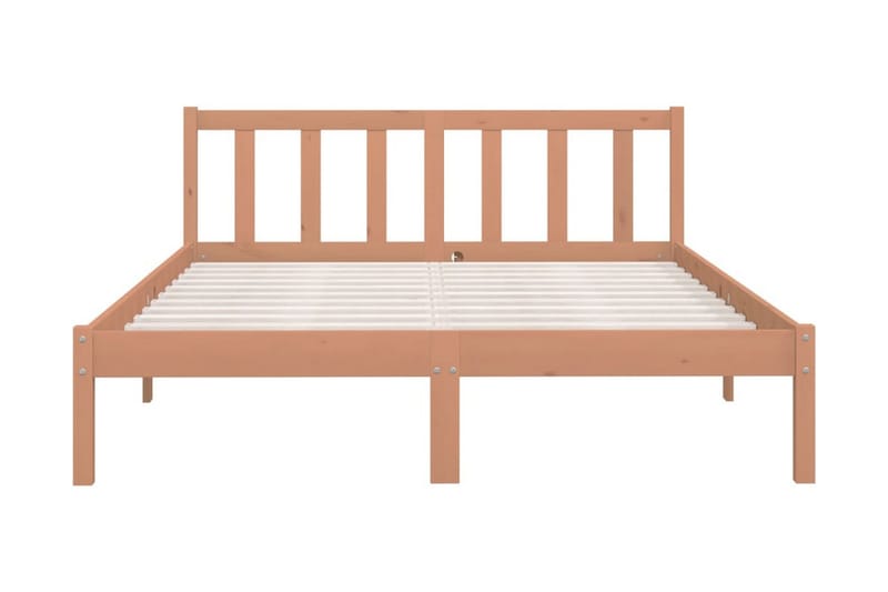 Sängram massiv furu 150x200 cm UK honungbrun - Honung - Möbler - Säng - Sängram & sängstomme
