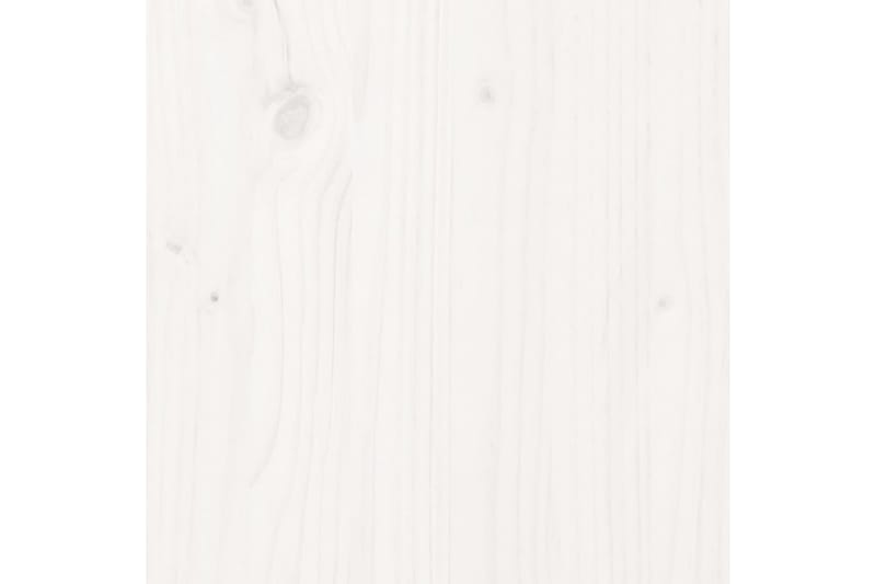 Sängram massiv furu 150x200 cm vit 5FT - Vit - Möbler - Säng - Sängram & sängstomme