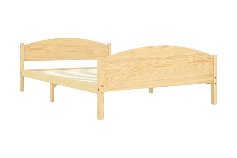 Sängram massiv furu 160x200 cm - Brun - Möbler - Säng - Sängram & sängstomme