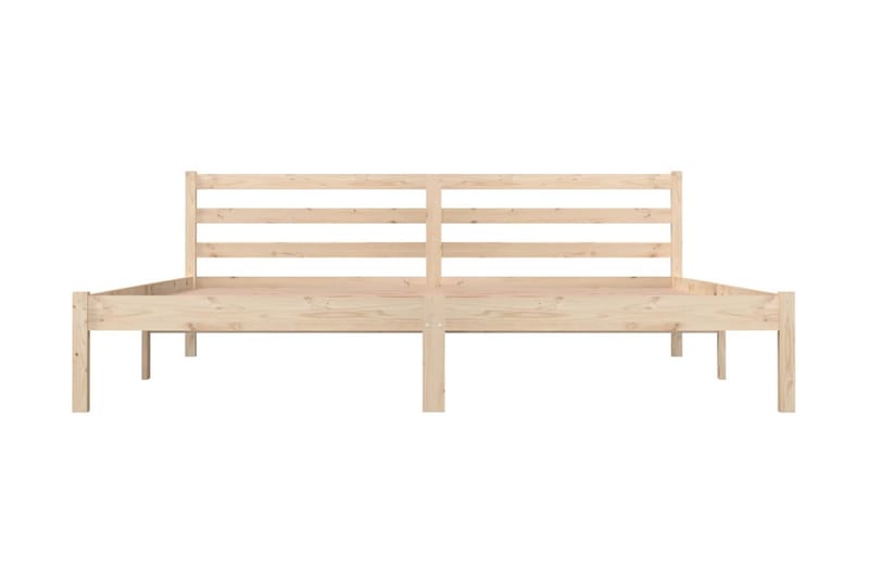 Sängram massiv furu 180x200 cm 6FT - Brun - Möbler - Säng - Sängram & sängstomme