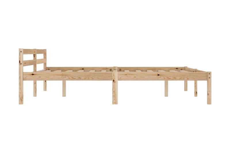 Sängram massiv furu 180x200 cm - Brun - Möbler - Säng - Sängram & sängstomme