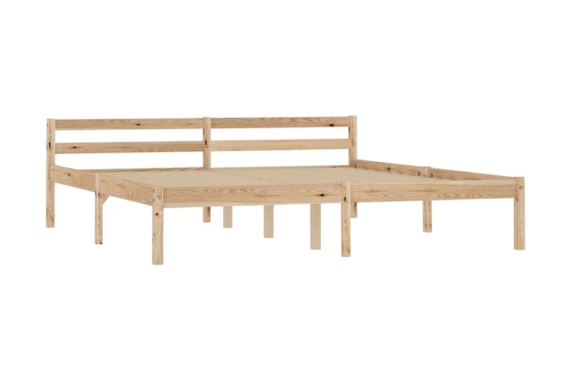 Sängram massiv furu 180x200 cm - Brun - Möbler - Säng - Sängram & sängstomme