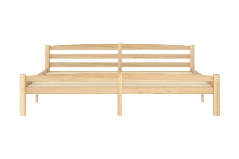 Sängram massiv furu 180x200 cm - Brun - Möbler - Säng - Sängram & sängstomme