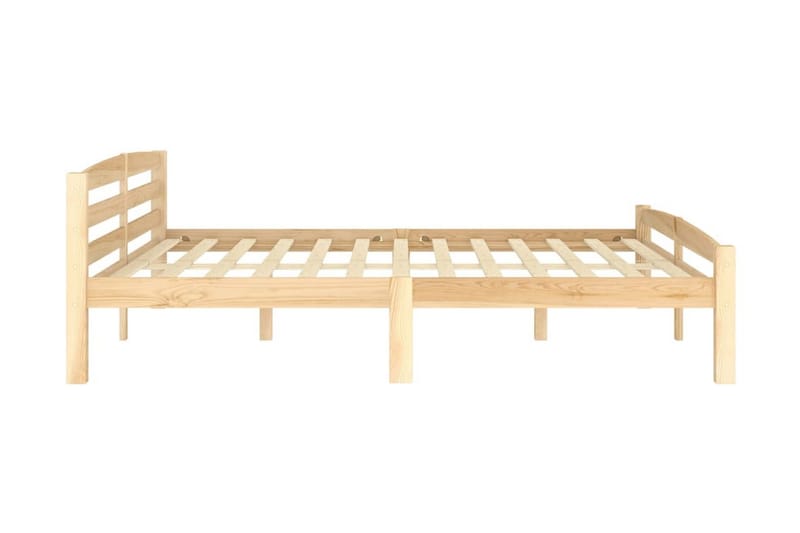 Sängram massiv furu 180x200 cm - Brun - Möbler - Säng - Sängram & sängstomme