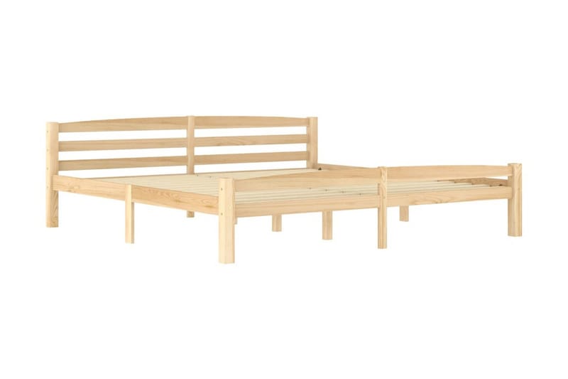 Sängram massiv furu 180x200 cm - Brun - Möbler - Säng - Sängram & sängstomme