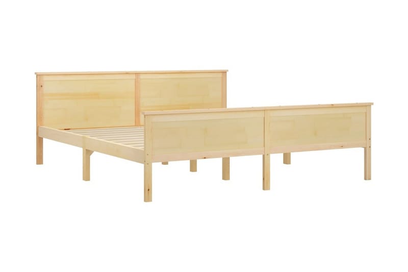 Sängram massiv furu 180x200 cm - Brun - Möbler - Säng - Sängram & sängstomme