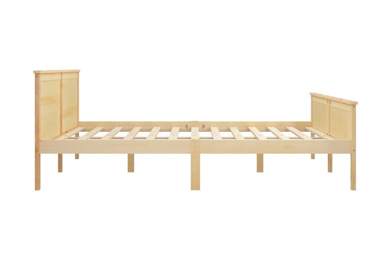 Sängram massiv furu 180x200 cm - Brun - Möbler - Säng - Sängram & sängstomme