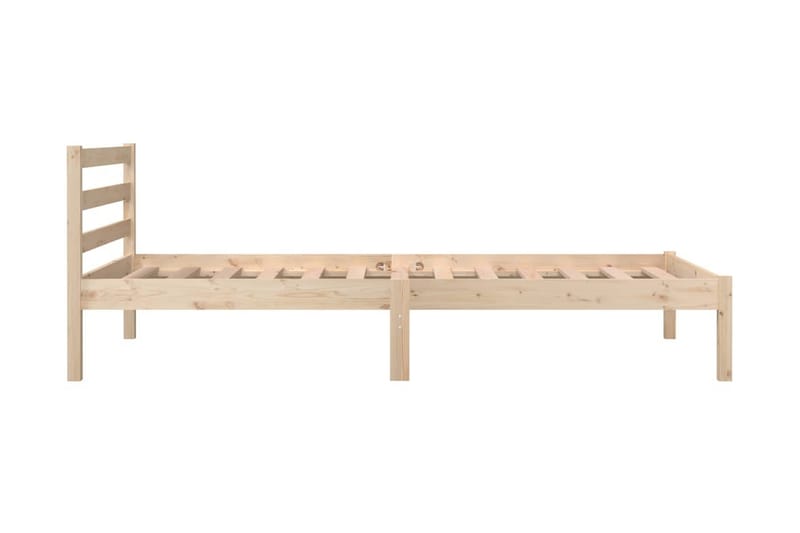 Sängram massiv furu 90x190 cm 3FT - Brun - Möbler - Säng - Sängram & sängstomme