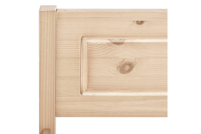 Sängram massiv furu 90x200 cm - Brun - Möbler - Säng - Sängram & sängstomme