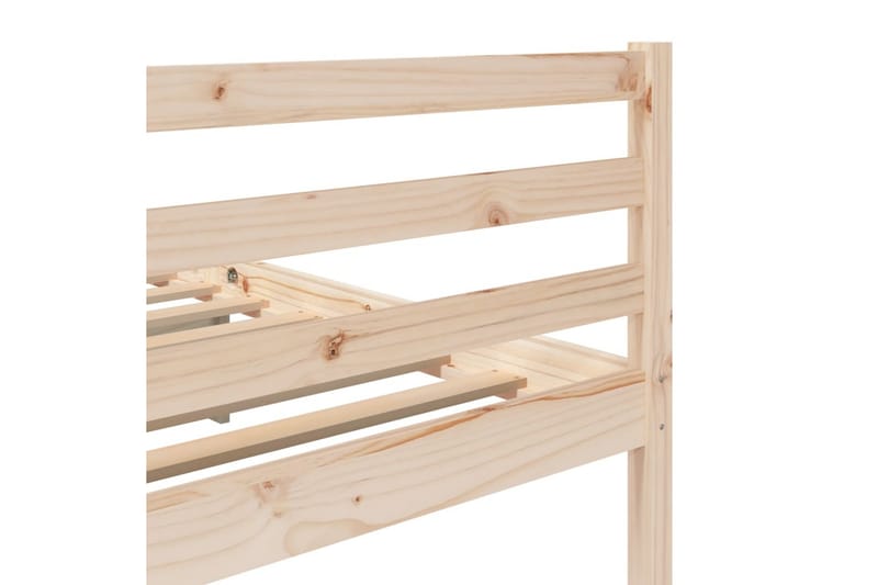 Sängram massivt furu 100x200 cm enkelsäng - Brun - Möbler - Säng - Sängram & sängstomme
