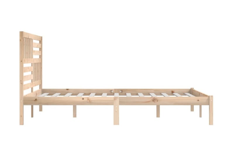 Sängram massivt furu 180x200 cm - Brun - Möbler - Säng - Sängram & sängstomme