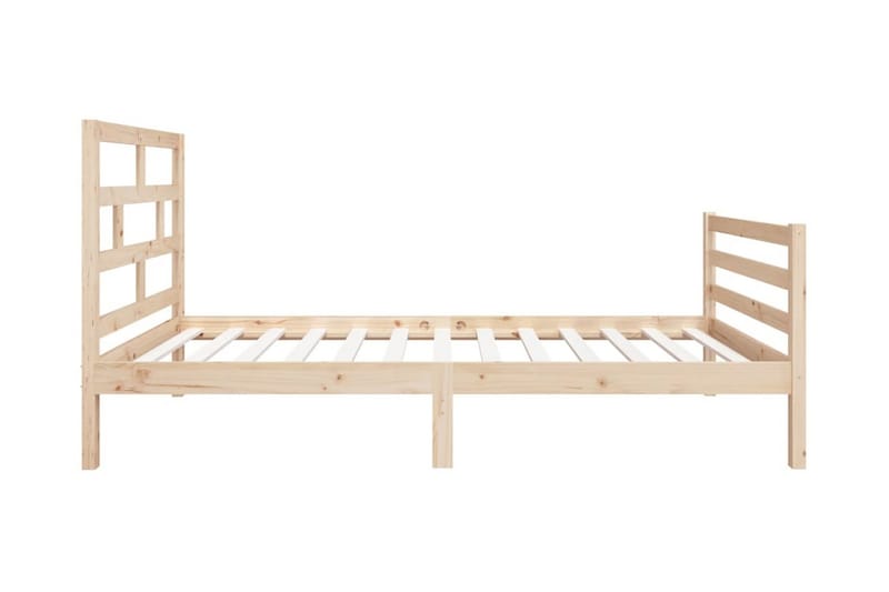 Sängram massivt trä 90x190 cm 3FT - Brun - Möbler - Säng - Sängram & sängstomme