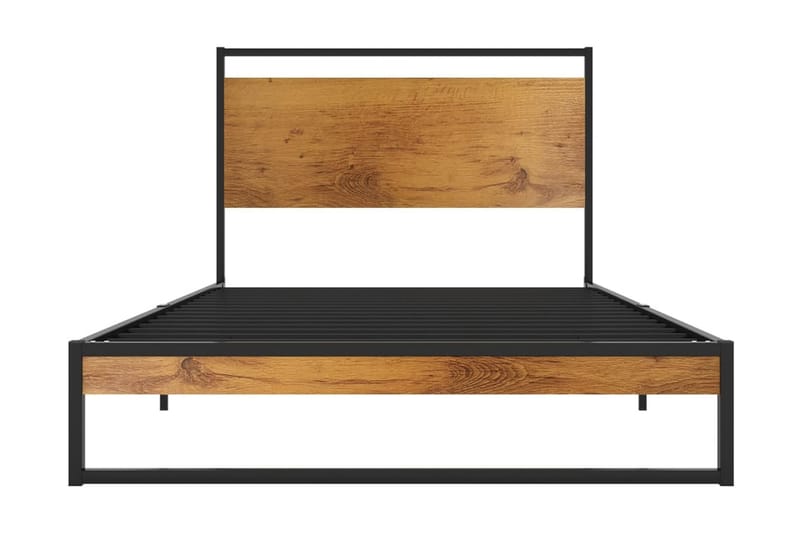 Sängram metall 100x200 cm - Svart - Möbler - Säng - Sängram & sängstomme