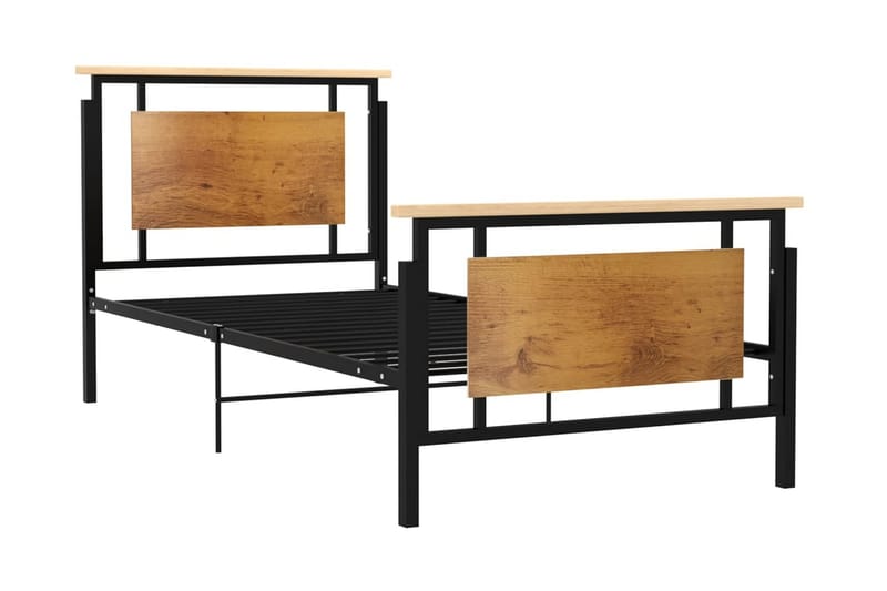 Sängram metall 100x200 cm - Svart - Möbler - Säng - Sängram & sängstomme