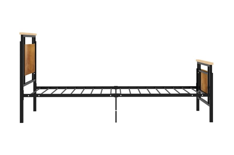 Sängram metall 100x200 cm - Svart - Möbler - Säng - Sängram & sängstomme