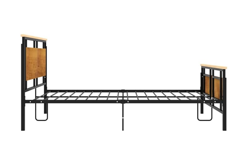 Sängram metall 160x200 cm - Svart - Sängram & sängstomme