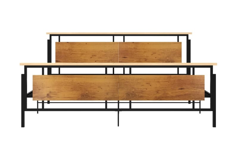 Sängram metall 200x200 cm - Svart - Möbler - Säng - Sängram & sängstomme