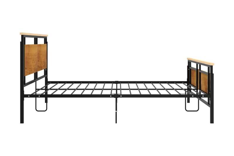 Sängram metall 200x200 cm - Svart - Sängram & sängstomme