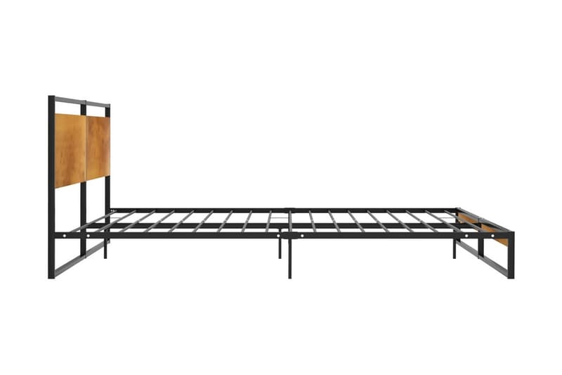 Sängram metall 200x200 cm - Svart - Sängram & sängstomme