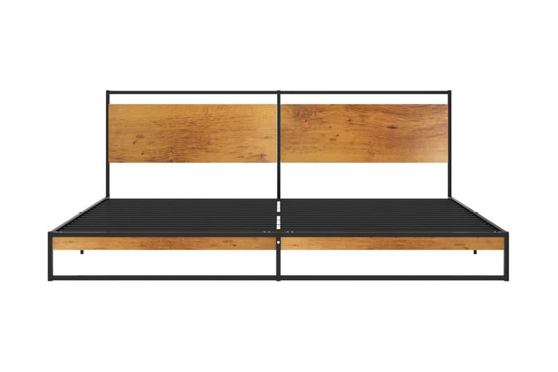Sängram metall 200x200 cm - Svart - Möbler - Säng - Sängram & sängstomme
