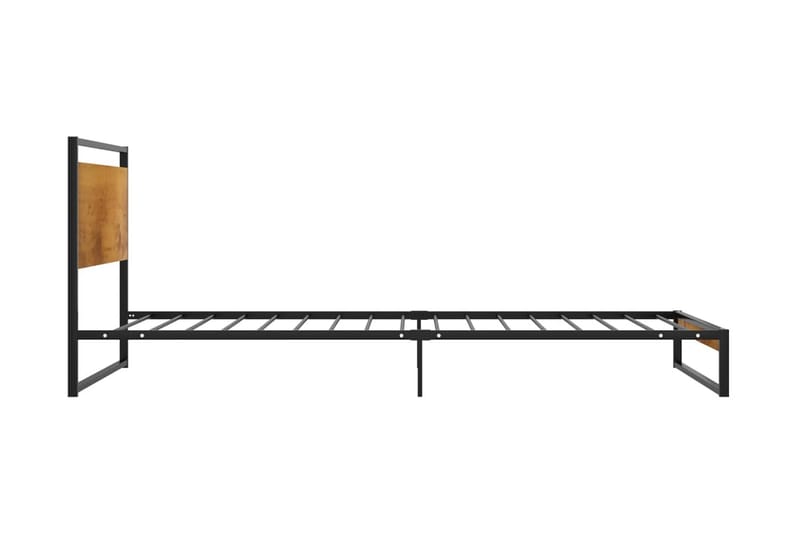 Sängram metall 90x200 cm - Svart - Sängram & sängstomme