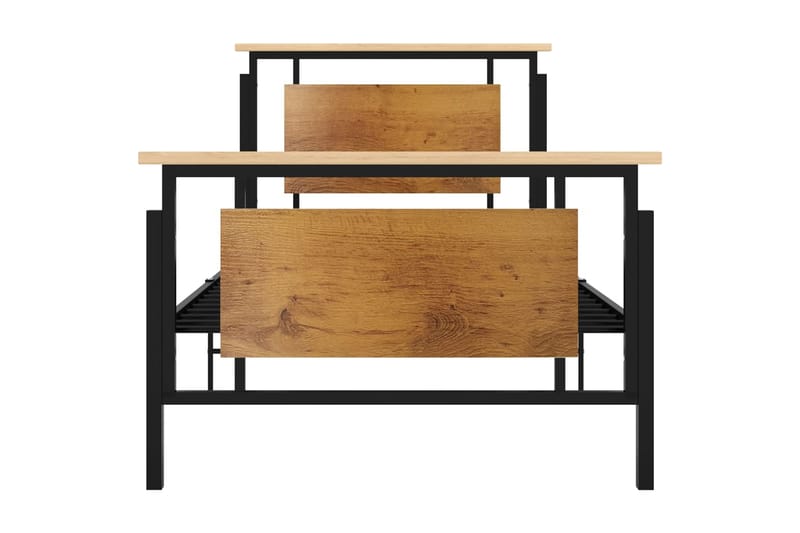 Sängram metall 90x200 cm - Svart - Möbler - Säng - Sängram & sängstomme