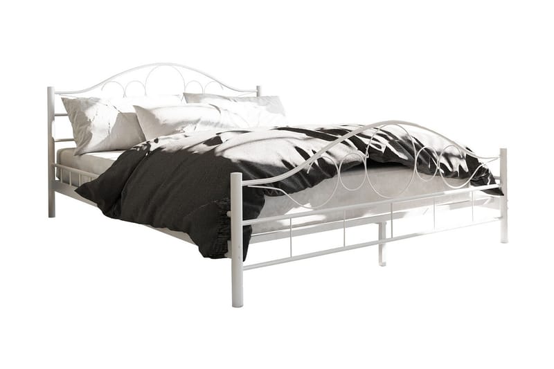 Sängram NOREMI 120x200 - Vit - Möbler - Säng - Sängram & sängstomme