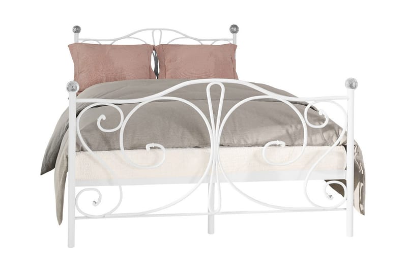 Sängram ROLEMI 120x200, Vit