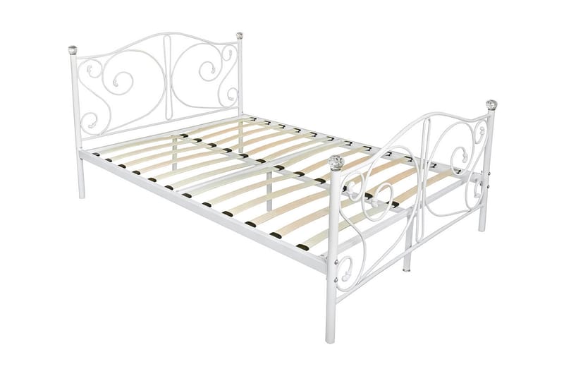 Sängram ROLEMI 140x200 - Svart - Möbler - Säng - Sängram & sängstomme