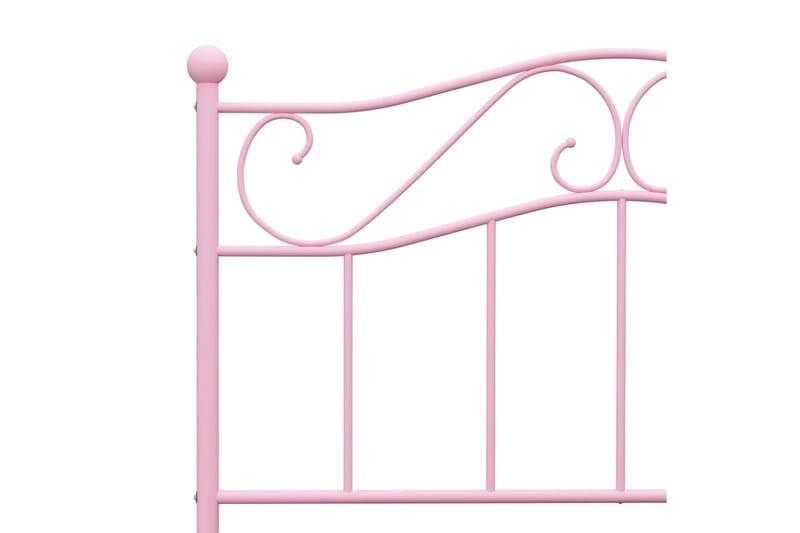 Sängram rosa metall 90x200 cm - Rosa - Möbler - Säng - Sängram & sängstomme