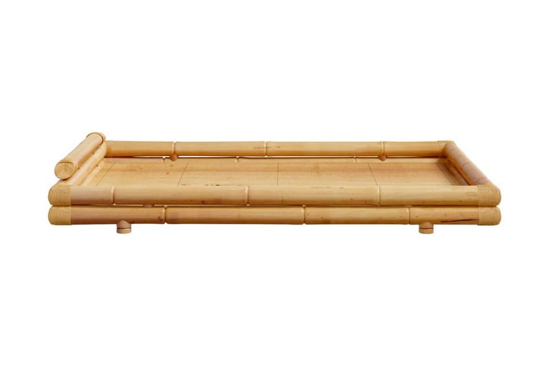 Sängram svart bambu 120x200 cm - Brun - Möbler - Säng - Sängram & sängstomme