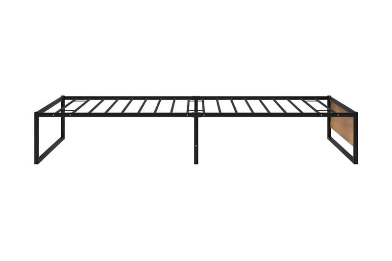 Sängram svart metall 100x200 cm - Svart - Möbler - Säng - Sängram & sängstomme