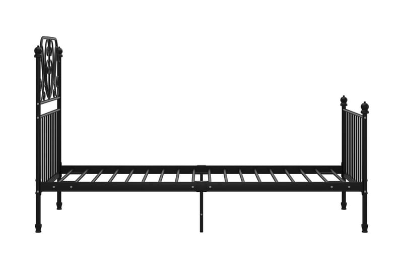 Sängram svart metall 100x200 cm - Svart - Möbler - Säng - Sängram & sängstomme