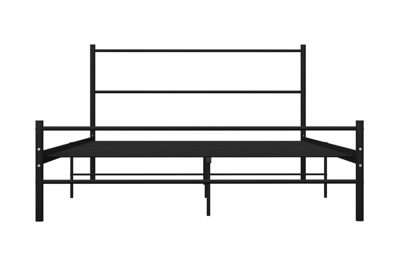 Sängram svart metall 120x200 cm - Svart - Möbler - Säng - Sängram & sängstomme