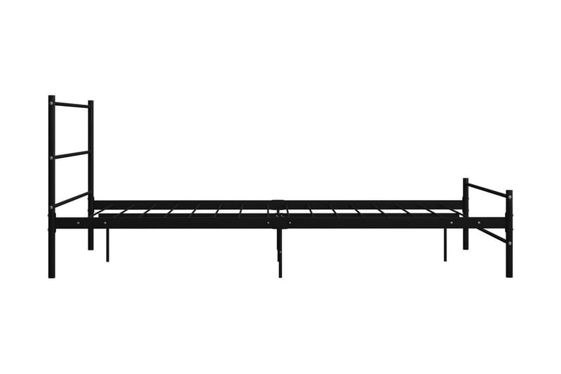 Sängram svart metall 120x200 cm - Svart - Möbler - Säng - Sängram & sängstomme