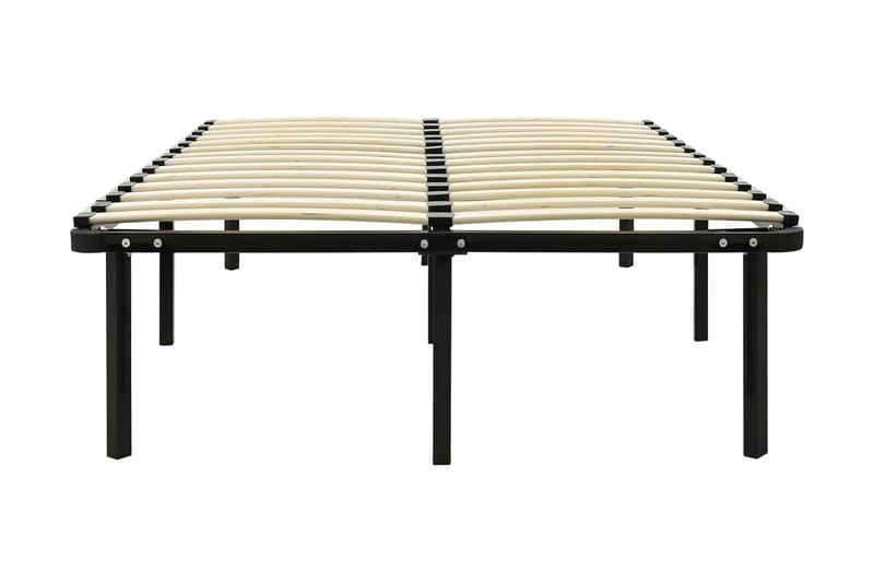 Sängram svart metall 120x200 cm - Svart - Möbler - Säng - Sängram & sängstomme