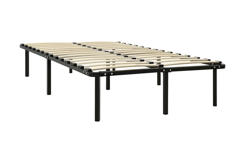 Sängram svart metall 120x200 cm - Svart - Möbler - Säng - Sängram & sängstomme