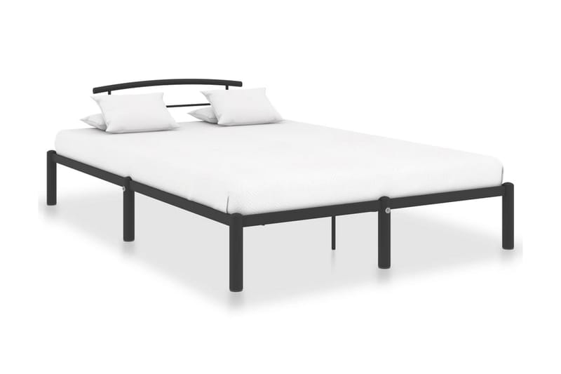 Sängram svart metall 120x200 cm - Svart - Möbler - Säng - Sängram & sängstomme