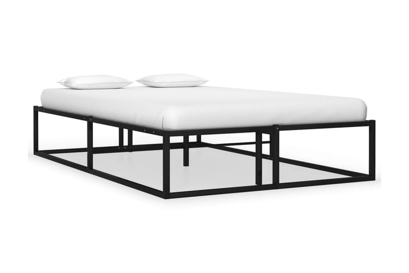 Sängram svart metall 120x200 cm - Svart - Möbler - Säng - Sängram & sängstomme