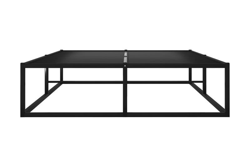 Sängram svart metall 120x200 cm - Svart - Möbler - Säng - Sängram & sängstomme