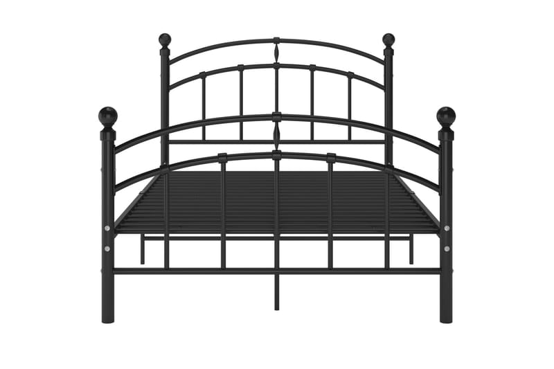 Sängram svart metall 120x200 cm - Svart - Möbler - Säng - Sängram & sängstomme