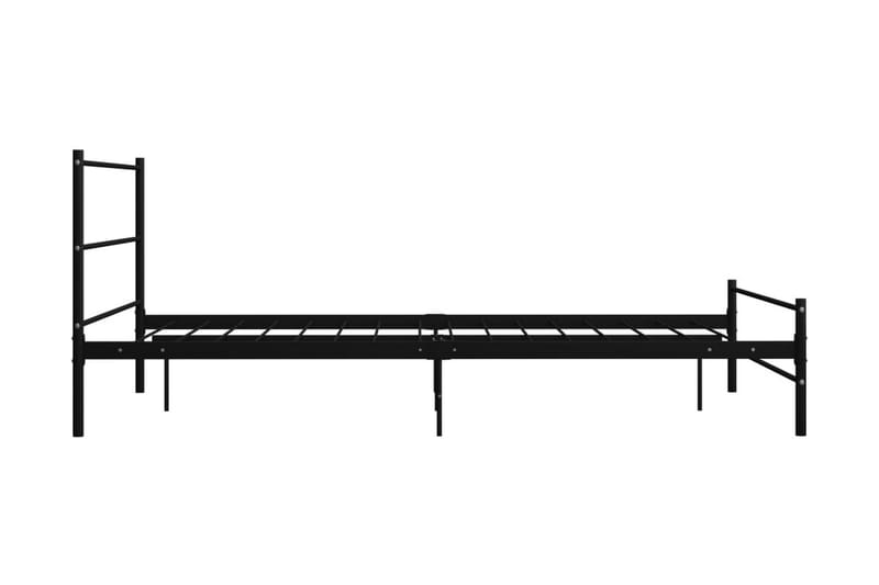 Sängram svart metall 140x200 cm - Svart - Möbler - Säng - Sängram & sängstomme