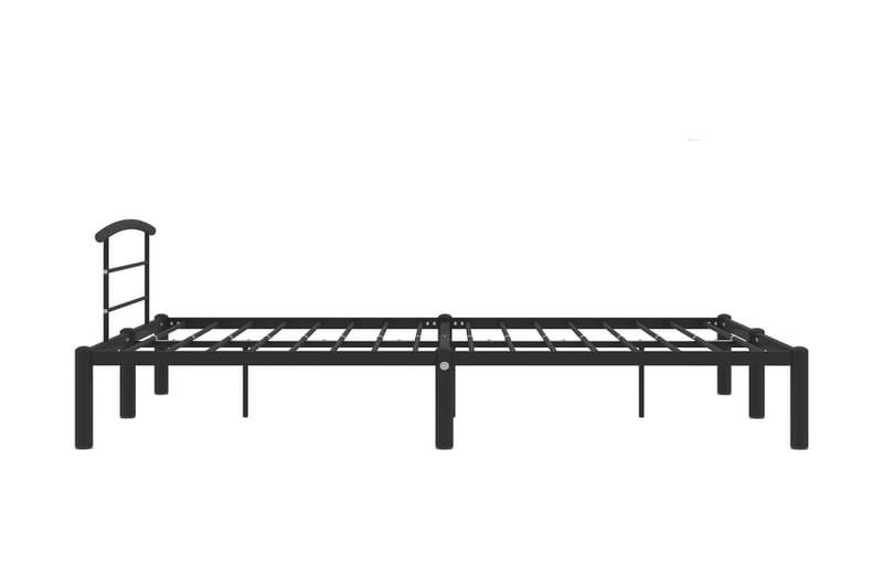 Sängram svart metall 140x200 cm - Svart - Möbler - Säng - Sängram & sängstomme